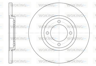 D636200 WOKING Тормозной диск