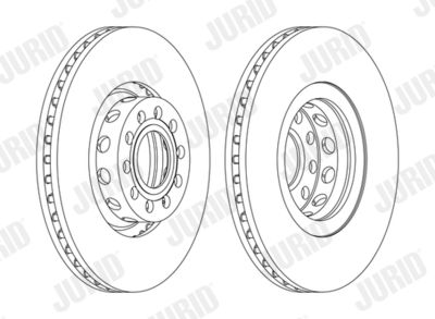 562002JC1 JURID Тормозной диск