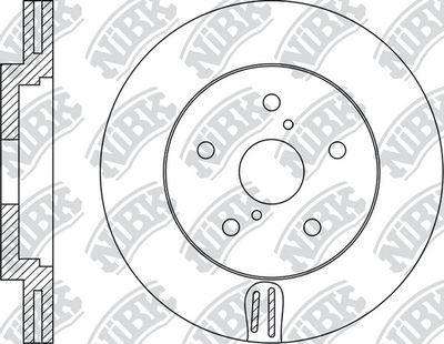 RN1931 NiBK Тормозной диск