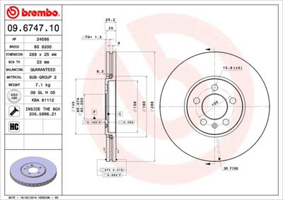 BS8200 BRECO Тормозной диск