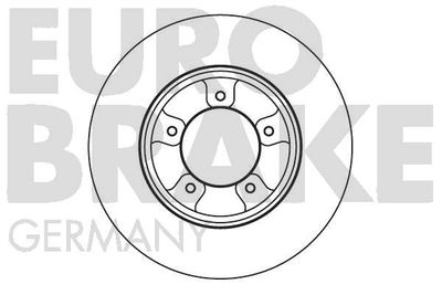 5815204561 EUROBRAKE Тормозной диск