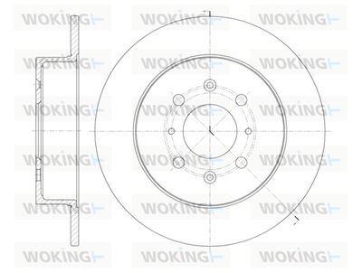 D6135200 WOKING Тормозной диск