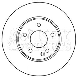 KBD4470 KEY PARTS Тормозной диск