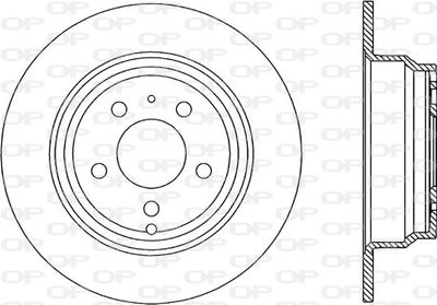 BDA161610 OPEN PARTS Тормозной диск