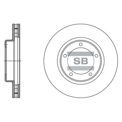 SD4085 Hi-Q Тормозной диск