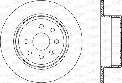 BDR180410 OPEN PARTS Тормозной диск