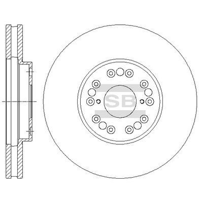 SD4040 Hi-Q Тормозной диск