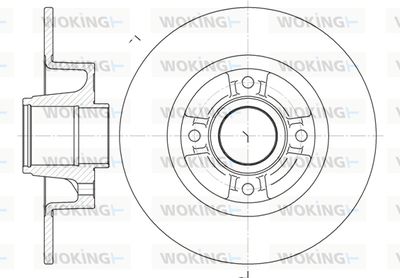 D675000 WOKING Тормозной диск