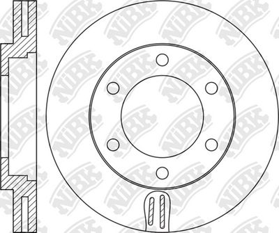 RN1452 NiBK Тормозной диск