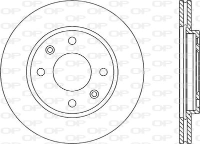 BDR143220 OPEN PARTS Тормозной диск