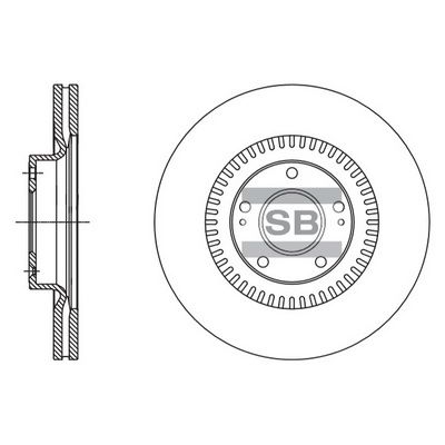 SD1116 Hi-Q Тормозной диск