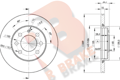 78RBD25607 R BRAKE Тормозной диск