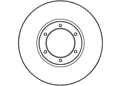 NBD1401 NATIONAL Тормозной диск