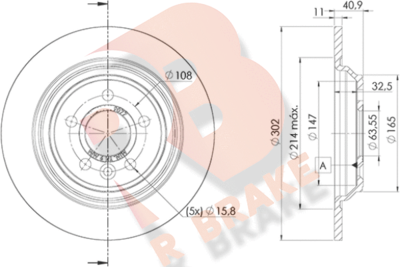 78RBD29077 R BRAKE Тормозной диск