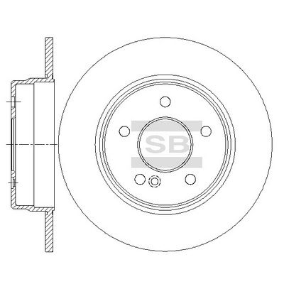 SD5441 Hi-Q Тормозной диск