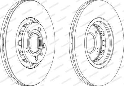 WGR17071 WAGNER Тормозной диск