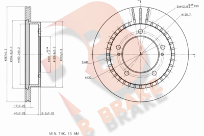 78RBD25600 R BRAKE Тормозной диск