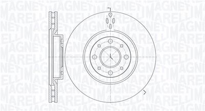 361302040246 MAGNETI MARELLI Тормозной диск