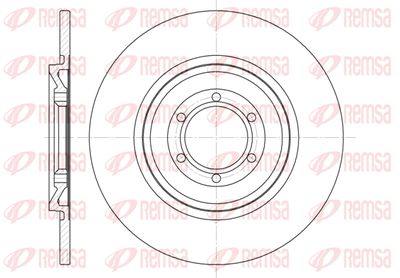 614000 REMSA Тормозной диск
