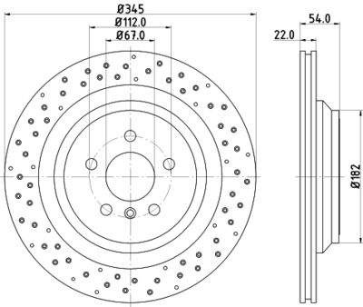 MDC2778C MINTEX Тормозной диск