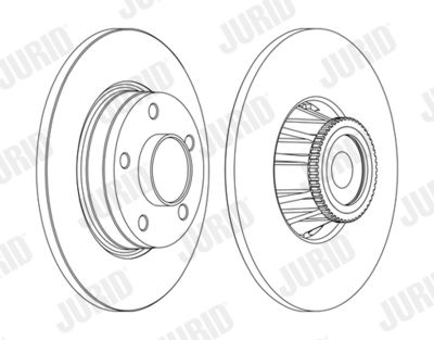 562365JC1 JURID Тормозной диск