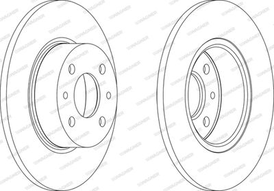 WGR00661 WAGNER Тормозной диск