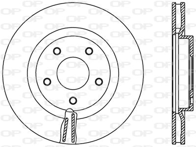 BDR240120 OPEN PARTS Тормозной диск