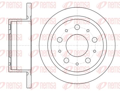 6105700 REMSA Тормозной диск