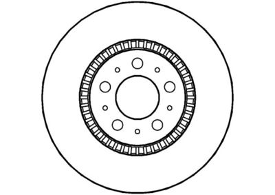 NBD1072 NATIONAL Тормозной диск