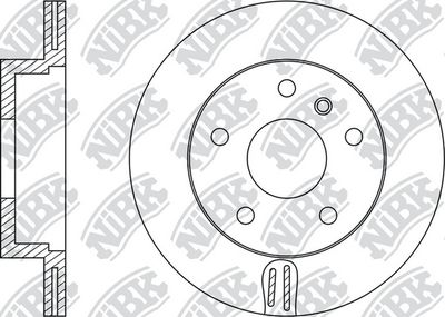 RN1078 NiBK Тормозной диск