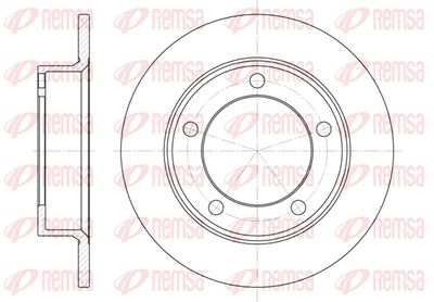 625700 REMSA Тормозной диск