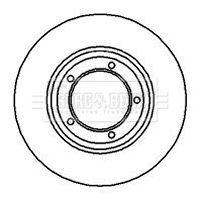BBD4032 BORG & BECK Тормозной диск