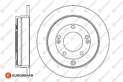 1667871880 EUROREPAR Тормозной диск