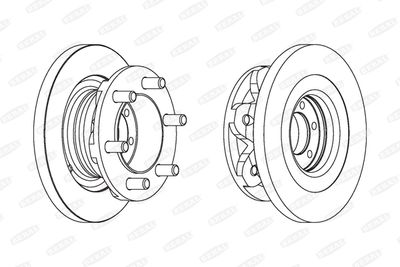 BCR139A BERAL Тормозной диск
