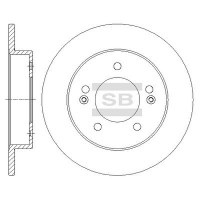 SD1106 Hi-Q Тормозной диск