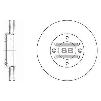 SD2033 Hi-Q Тормозной диск