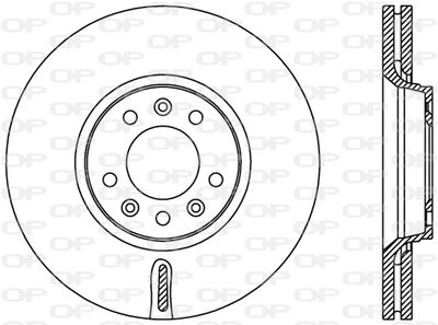 BDR238320 OPEN PARTS Тормозной диск