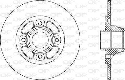 BDA146310 OPEN PARTS Тормозной диск