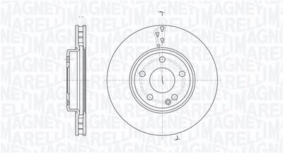 361302040604 MAGNETI MARELLI Тормозной диск