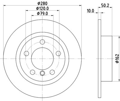 MDC2712 MINTEX Тормозной диск