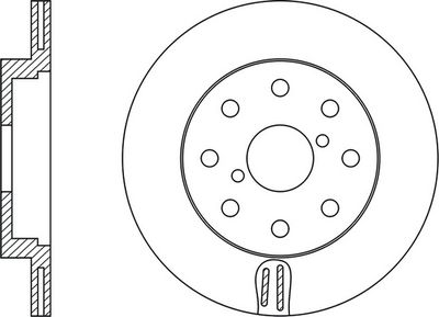 FR0579V FIT Тормозной диск
