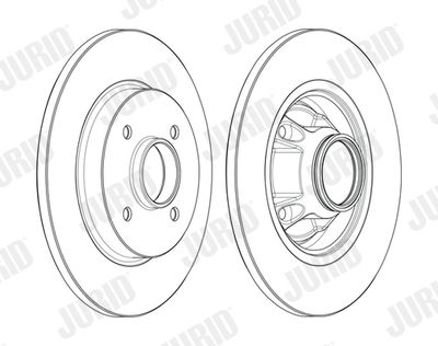562611J1 JURID Тормозной диск