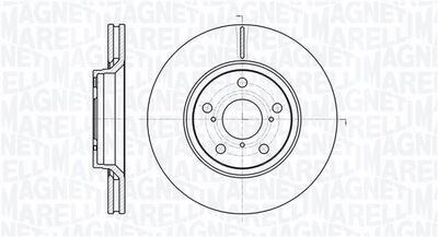 361302040745 MAGNETI MARELLI Тормозной диск