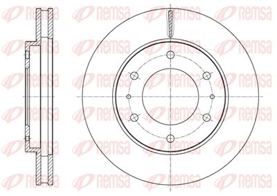 6162010 REMSA Тормозной диск