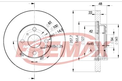 BD2490 FREMAX Тормозной диск