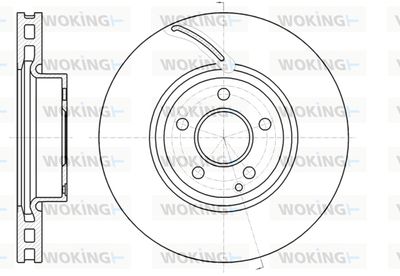 D6106710 WOKING Тормозной диск