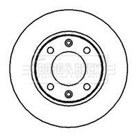 BBD4979 BORG & BECK Тормозной диск