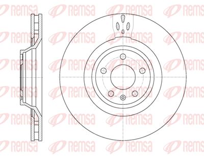 694210 REMSA Тормозной диск