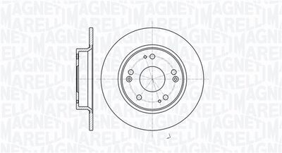 361302040723 MAGNETI MARELLI Тормозной диск