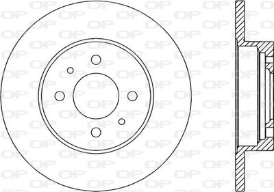 BDR113310 OPEN PARTS Тормозной диск